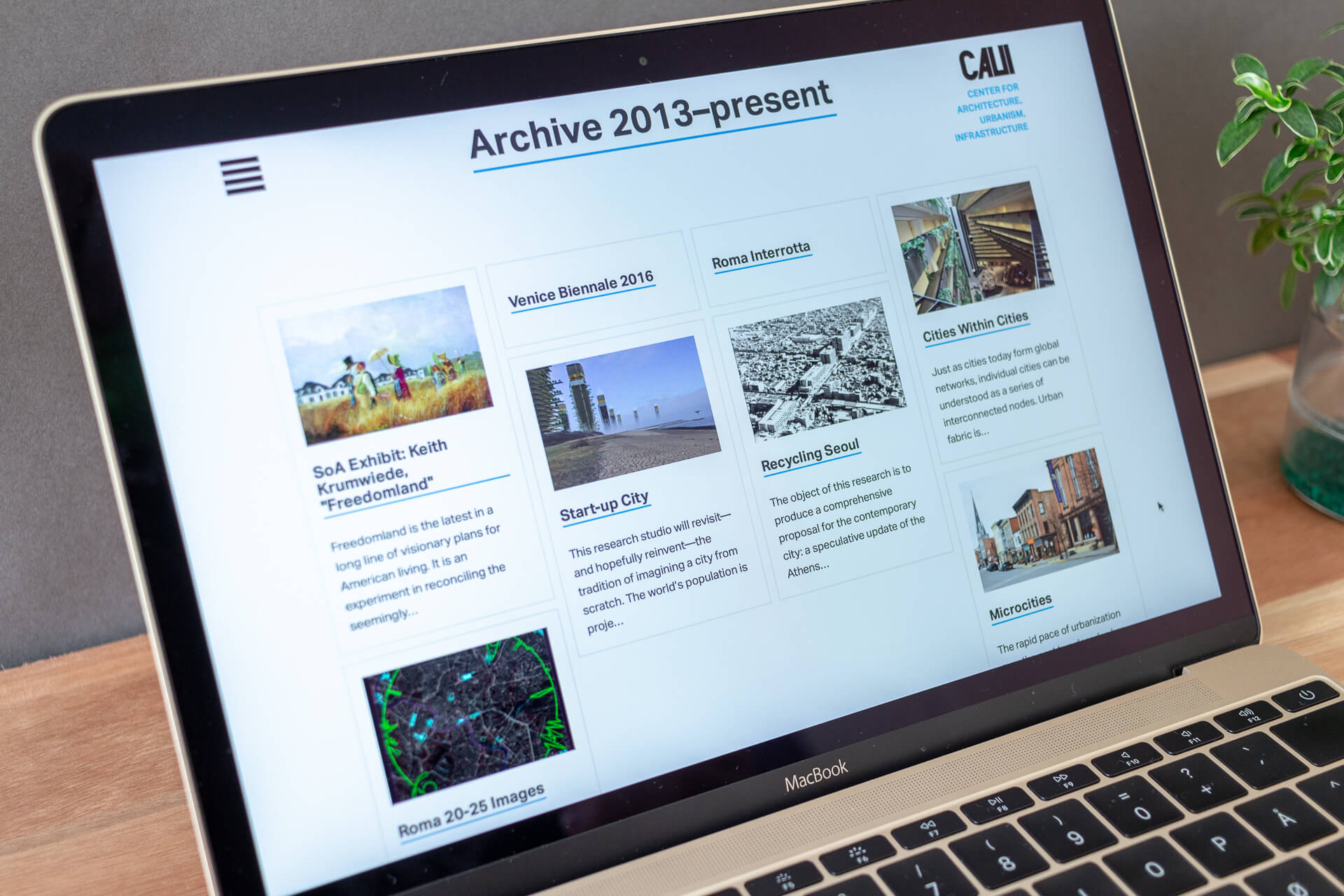 Archive overview.