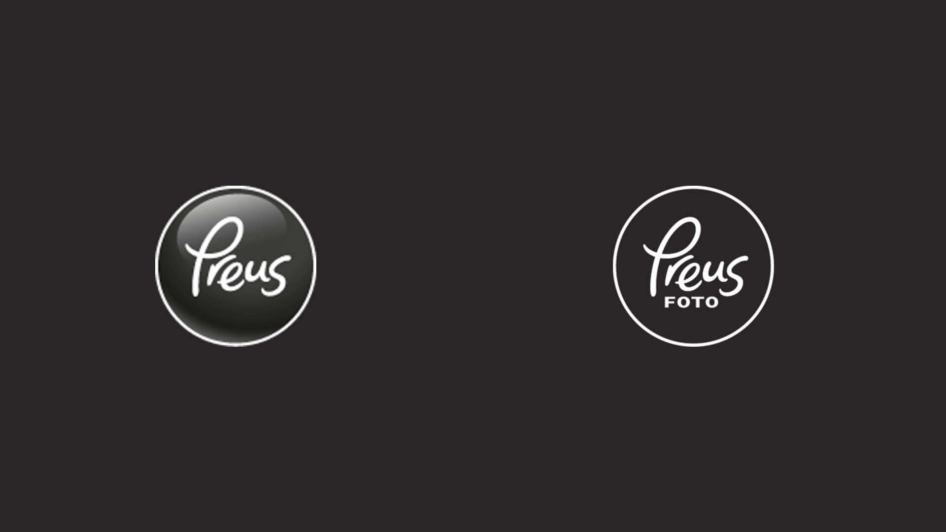 Before on the left and after on the right modernizing the logo design.